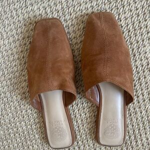 Vince Camuto Brown Suede Women's Mules